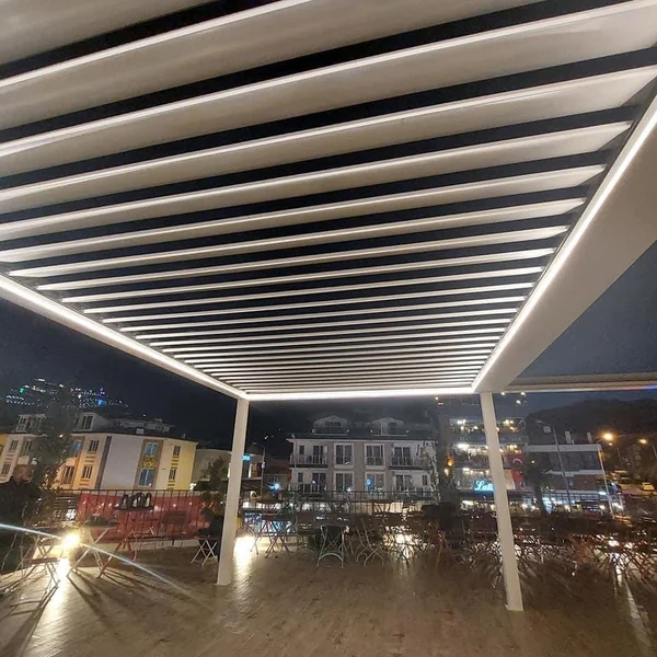 Fetihtepe Mah. çevresi için Bayraktar Tente'nin İstanbul'da uyguladığı pergola tente örneği