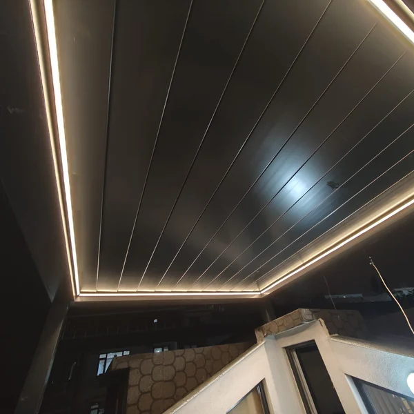 Mevlanakapı Mah. çevresi için Bayraktar Tente'nin İstanbul'da uyguladığı pergola tente örneği