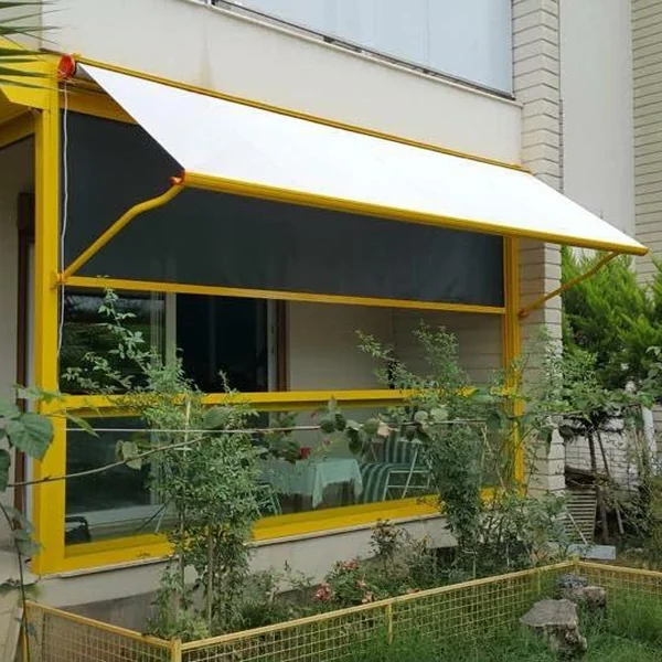 Safa Mah. çevresi için Bayraktar Tente'nin İstanbul'da uyguladığı mafsallı tente örneği