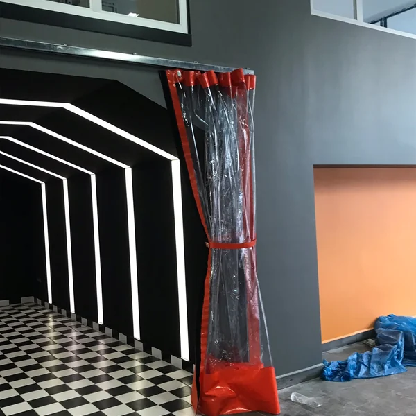 Akbaba Mah. çevresi için Bayraktar Tente'nin İstanbul'da uyguladığı şeffaf branda örneği